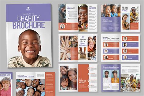charity brochure|list of charity events.